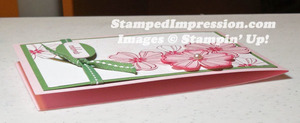 Stampin' Dimensionals, Ribbon and a Pearl all give this card added dimension.