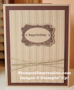 Masculine birthday card - plain and boring no more!