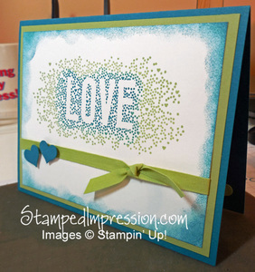 How to Make a Clean & Simple Anniversary Card http://stampedimpression.com