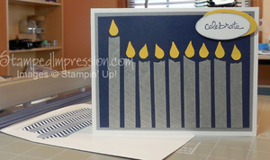 Hanukkah card without a Hanukkah stamp http://stampedimpression.com