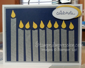 Hanukkah card without a Hanuukah stamp http;//stampedimpression.com 