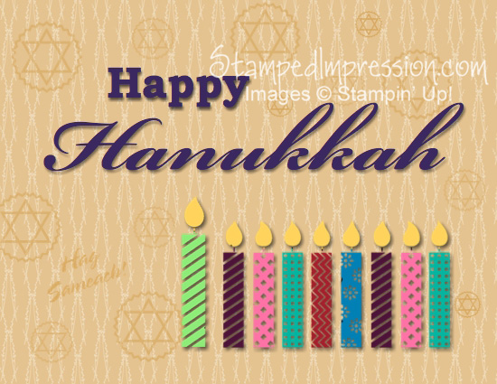 Happy Hanukkah with MDS - http://www.stampedimpression.com