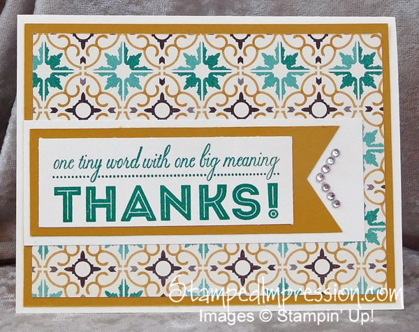 one big thank you card design