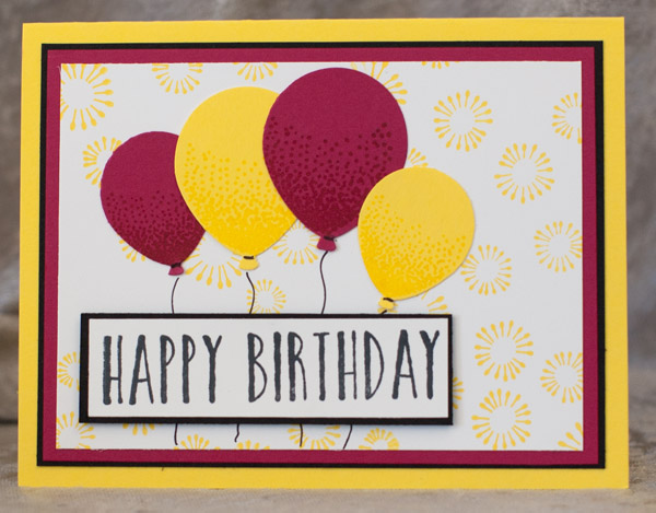 Balloon Celebration card