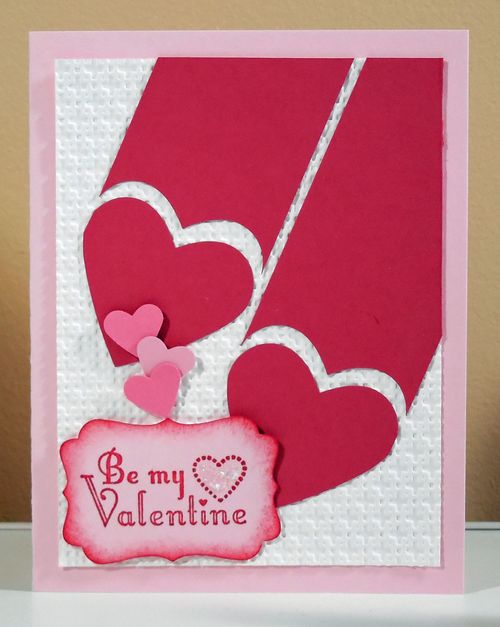 My Favorite Valentine - So Far. It has so little stamping!