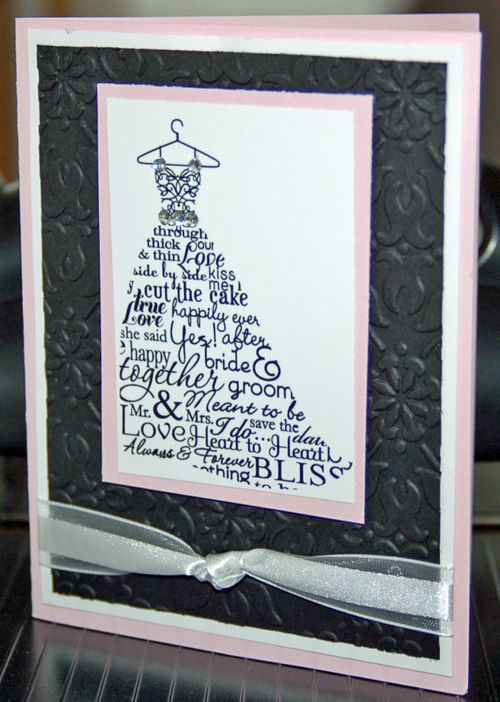 Love & Laughter - fitting for either an invitation or a card!