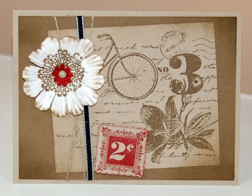 Postage Due and a Paper Daisy - that ROX!