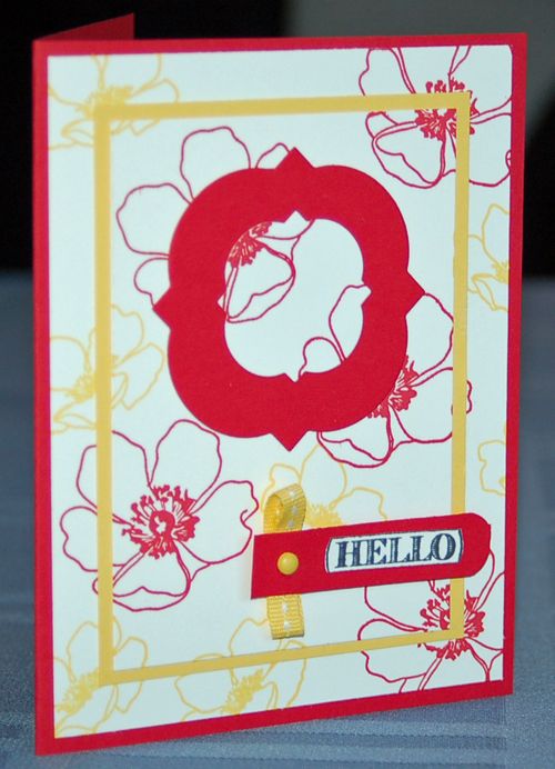 Fabulous Florets make a fabulous card design.