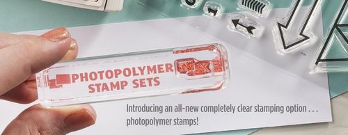 New! Completely clear Photopolymer Stamps!