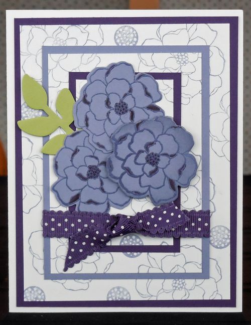 Secret Garden - made possible with a coordinating stamp set and Framelits