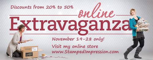 Online Extravaganza Starts on Monday!