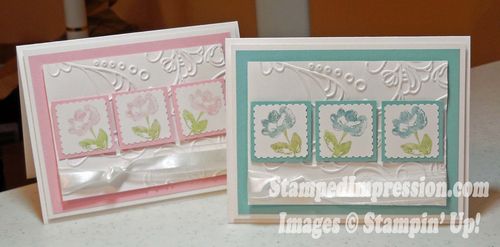 Soft colors and delicate lines make this design a feminine, flower card. birthday 