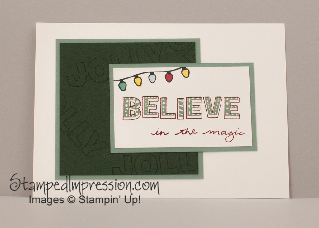 Tis the Season Holidays Stamped Impression