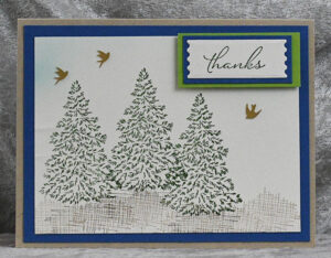 Frosted Forest photopolymer stamp set