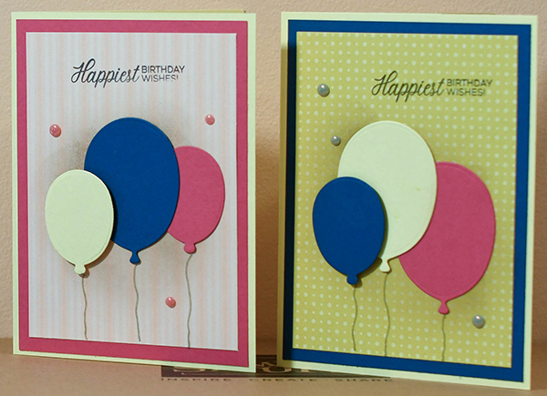 Balloon Festoon birthday card