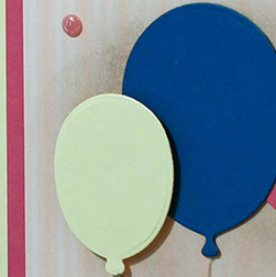 Balloon Festoon birthday card